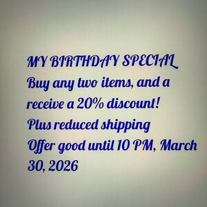 Celebrating my birthday